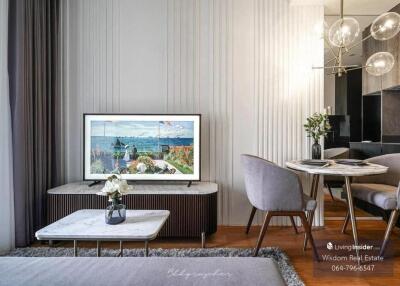 Modern living room interior with elegant furniture and stylish decor