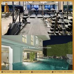 Modern gym and luxurious pool at Pius Asset Corporation