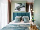 Elegant Bedroom with Modern Artistic Design
