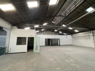 Spacious commercial warehouse with office rooms and large open space