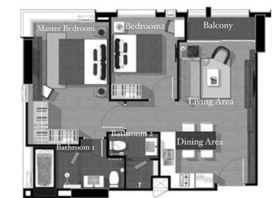 Condo for Rent at The Capital Ekamai-Thonglor