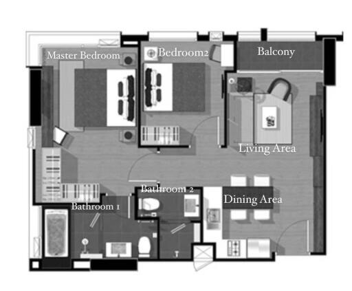 Condo for Rent at The Capital Ekamai-Thonglor