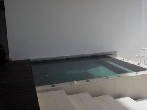 Modern indoor pool with sleek design
