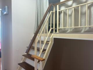 Modern staircase in a residential home