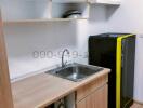 Compact modern kitchen with efficient space utilization