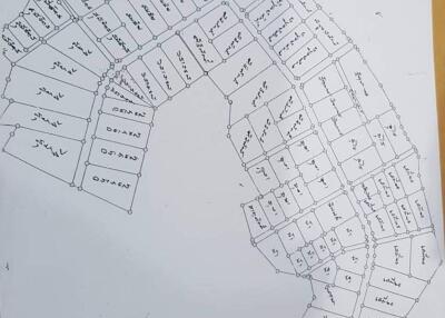 Hand-drawn sketch of a building layout