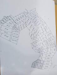 Hand-drawn sketch of a building layout