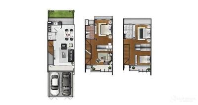 Floor plan layout of a modern home