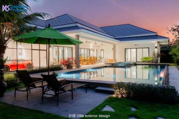 Highend 4-Bedroom pool villa in Hua Hin at The Clouds
