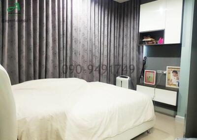 Modern styled bedroom with elegant decor
