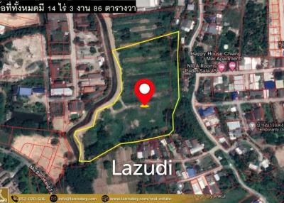 Land for sale in Pa Daet, Chiang Mai.