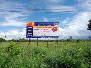 36,840 Sqm. Land listed for ฿ 11,150,000.
