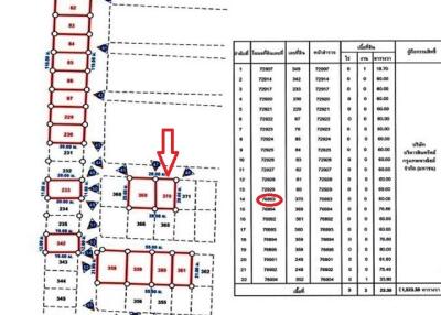 240 Sqm. Land listed for ฿ 600,000.