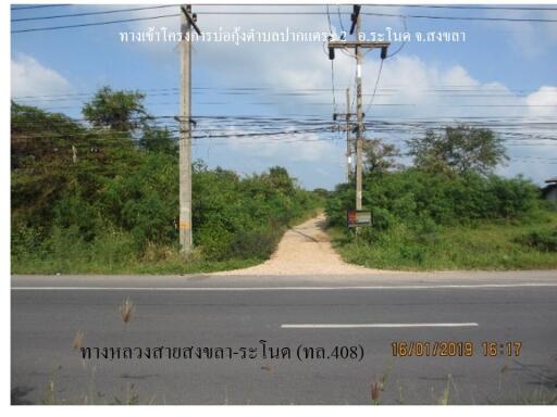 ที่ดิน ปากแตระ ราคาพิเศษ!