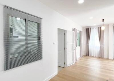 Spacious and well-lit living room interior