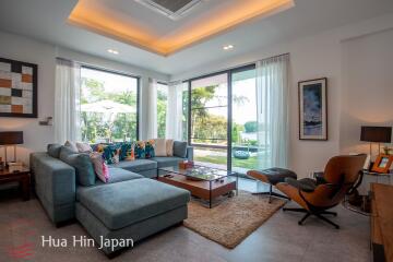 **Huge Price Reduction!** Contemporary Design 3 Bedroom Pool Villa on Large Plot inside Palm Hills Golf Course, near Hua Hin, for Sale