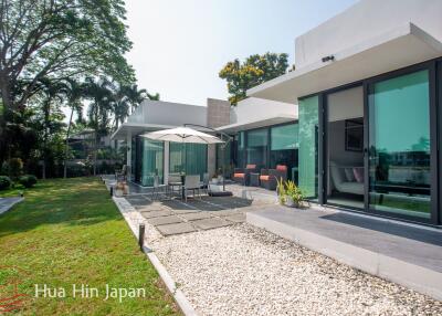 **Huge Price Reduction!** Contemporary Design 3 Bedroom Pool Villa on Large Plot inside Palm Hills Golf Course, near Hua Hin, for Sale