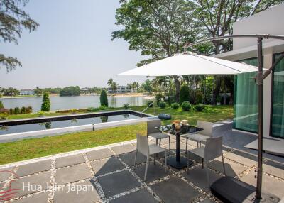 Contemporary Design 3 Bedroom Pool Villa on Large Plot inside Palm Hills Golf Course, near Hua Hin, for Sale