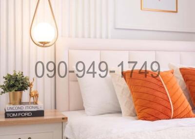 Cozy and stylish bedroom with elegant décor