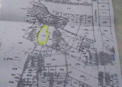 Detailed plot map with highlighted area