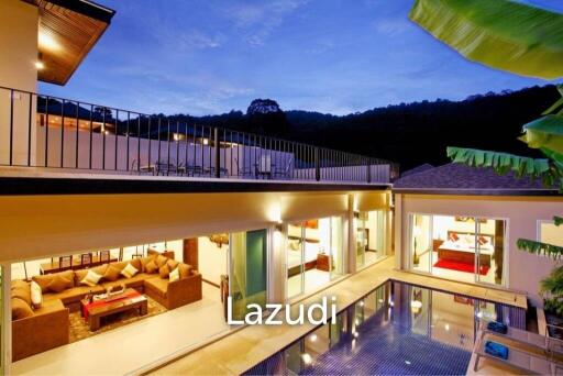 Beautiful Modern 5 bedroom villa in walking distance to Nai Harn beach,