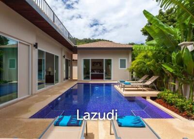 Beautiful Modern 5 bedroom villa in walking distance to Nai Harn beach,