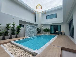 Modern Style Pool Villa in Koh Kaew for Rent 3  bedrooms + 1 office  4 bathrooms