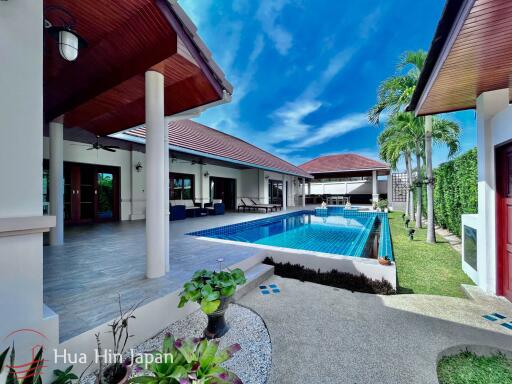 Luxury 3 Bedroom Pool Villa by Award Winning Developer off Soi 88 for Sale in Hua Hin