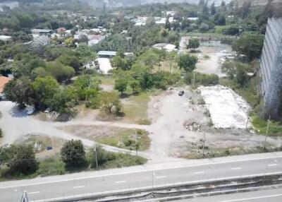 Aerial view of a development area with potential for real estate investment