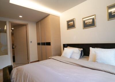Well-furnished modern bedroom with en-suite bathroom