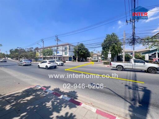 Street view near residential property