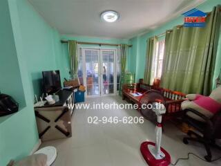 Bright and spacious living room with natural light