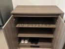 Built-in shoe cabinet in modern home