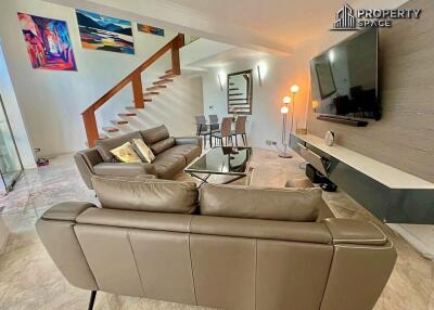 3 Bedrooms Duplex In The Monte Carlo Pattaya Condo For Rent