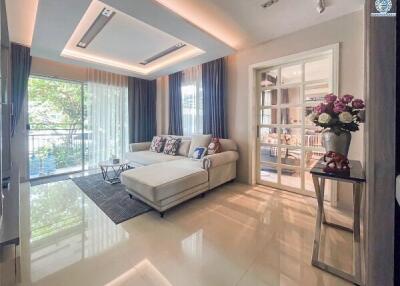 Elegant living room with natural lighting