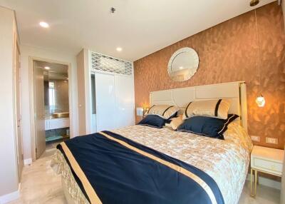 Elegant and luxurious bedroom with modern decor and ensuite bathroom