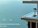 Luxurious rooftop infinity pool overlooking the ocean