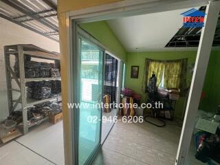 Bright and spacious multipurpose room with sliding glass door