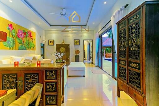 Luxurious 4BR Pool Villa with Tropical Garden For Sale