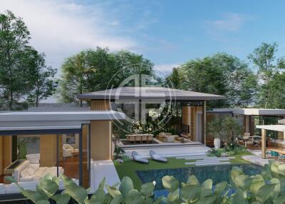 4 Bedrooms Modern Living Space Villa Surrounded by Nature in Thalang area