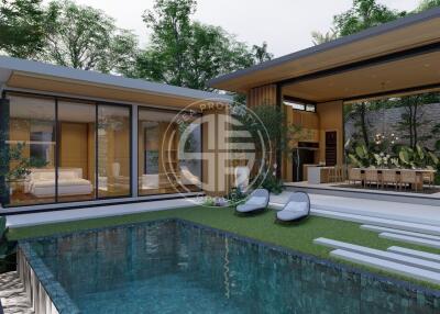 4 Bedrooms Modern Living Space Villa Surrounded by Nature in Thalang area