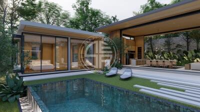 3 Bedrooms Modern Living Space Villa Surrounded by Nature in Thalang area