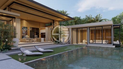 3 Bedrooms Modern Living Space Villa Surrounded by Nature in Thalang area