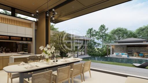 3 Bedrooms Modern Living Space Villa Surrounded by Nature in Thalang area