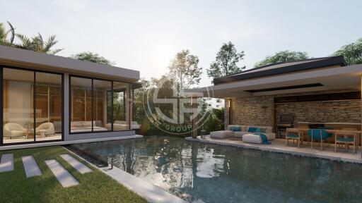 3 Bedrooms Modern Living Space Villa Surrounded by Nature in Thalang area