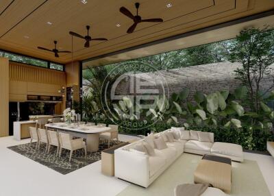 3 Bedrooms Modern Living Space Villa Surrounded by Nature in Thalang area