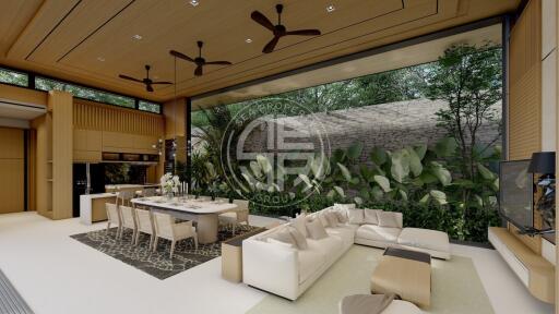 3 Bedrooms Modern Living Space Villa Surrounded by Nature in Thalang area