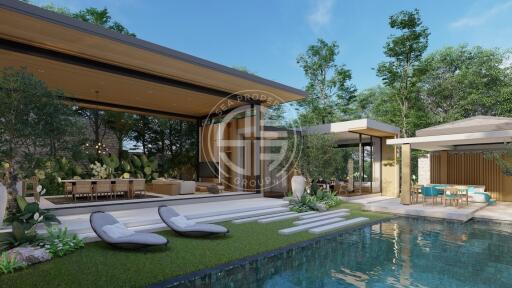 3 Bedrooms Modern Living Space Villa Surrounded by Nature in Thalang area