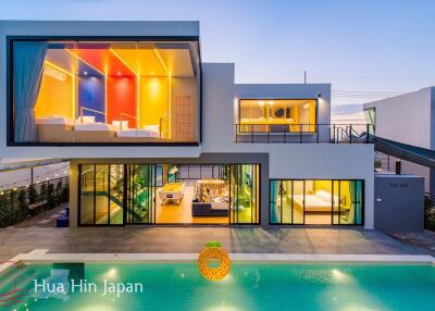 New Modern design 4 Bedroom Pool Villa in Pranburi  ( Off Plan )
