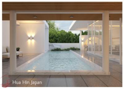 New Cozy design 3 Bedroom Pool Villa in Pranburi  ( Off Plan )